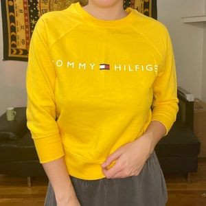 New Yellow Tommy Hilfiger Crewneck